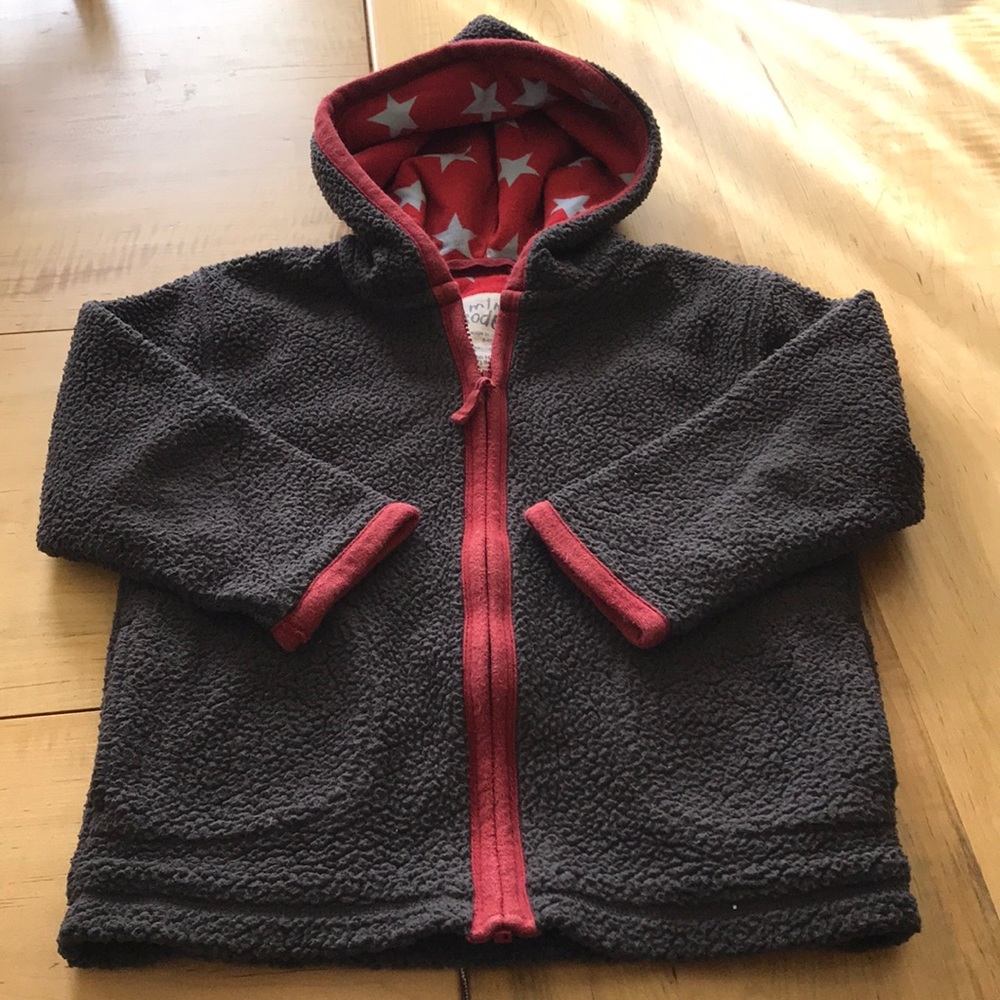 Kids Mini Boden soft fleece jacket